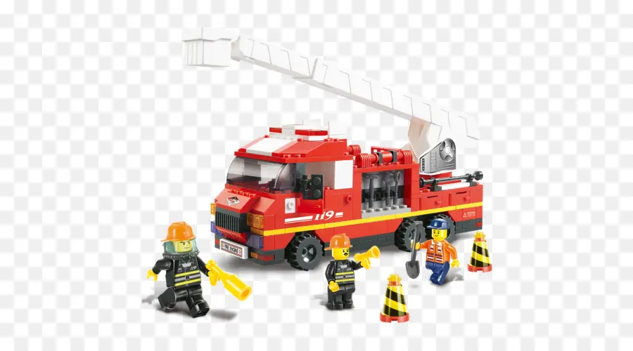 Lego 60107 Bombeiros Da Cidade De Escada Do Caminhão，Bombeiros PNG