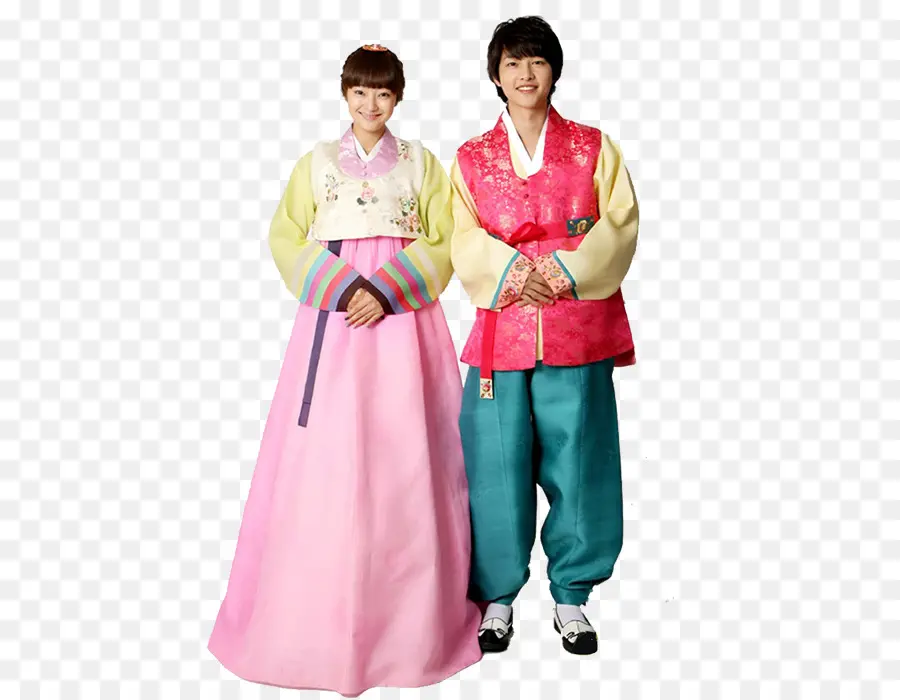 Hanbok Coreano Tradicional，Coreano PNG