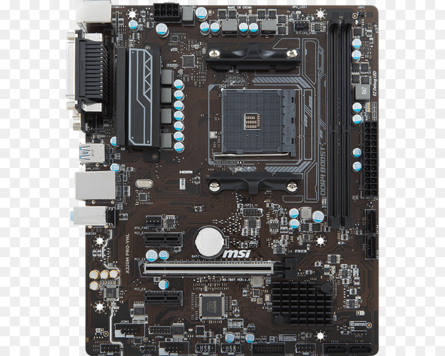 Soquete Am4，Msi A320m Provh Plus Amd A320 Soquete Am4 Placa Mãe Micro Atx PNG