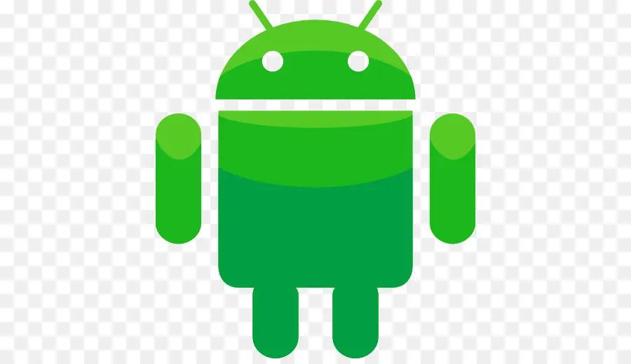 Robô Android Verde，Android PNG