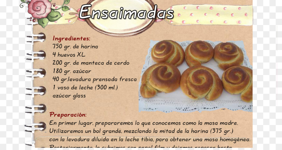 Ensaïmada，Torta PNG