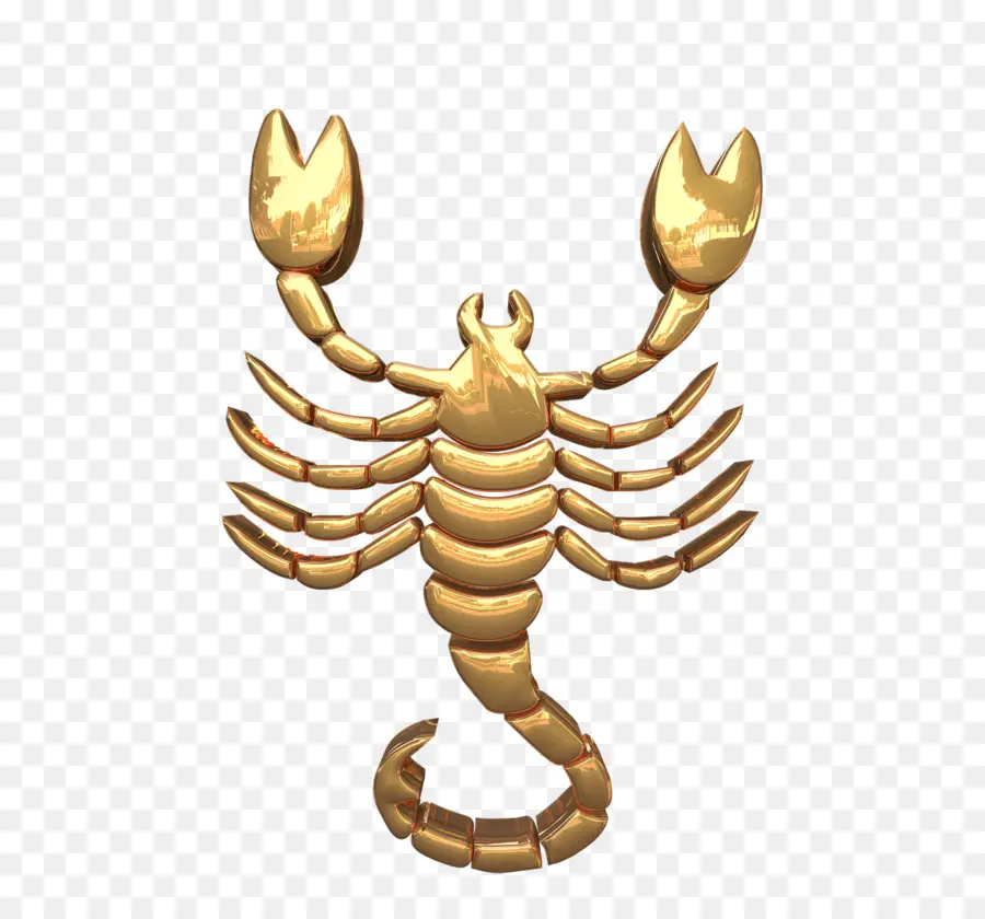 Escorpião，Dourado PNG