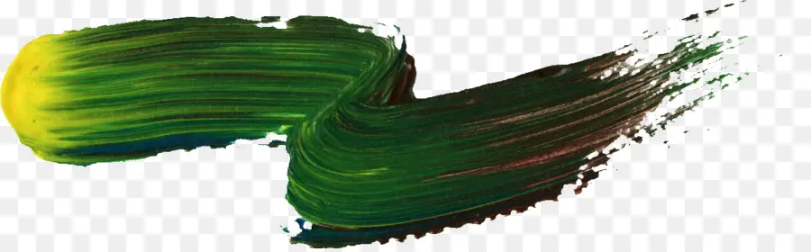 Pincelada Verde，Pintar PNG