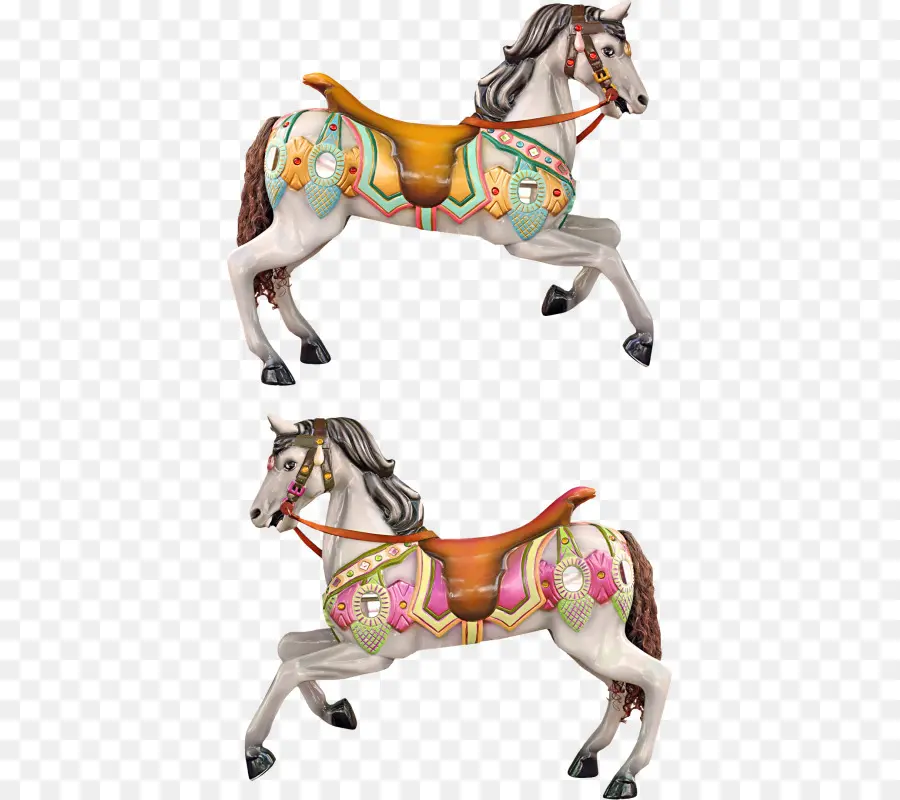 A American Paint Horse，Carrossel PNG