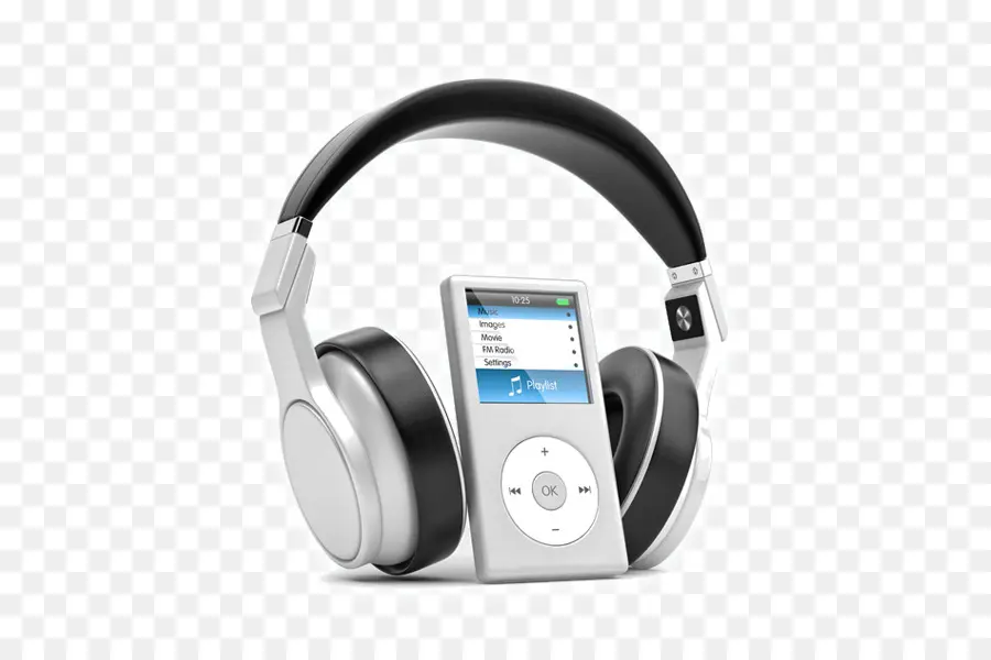 Fones De Ouvido E Mp3 Player，Música PNG