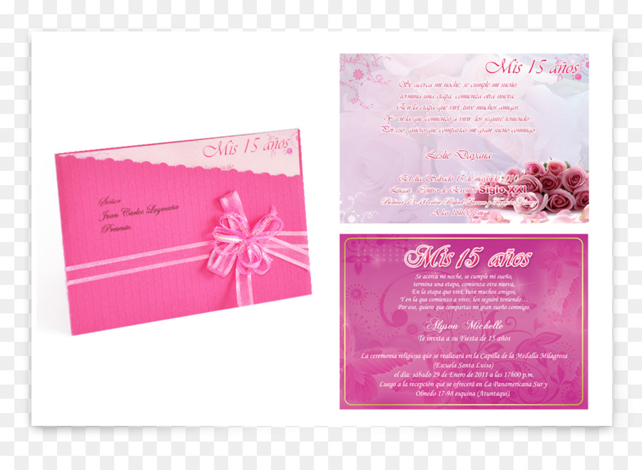 Wedding Invitation，Convite PNG