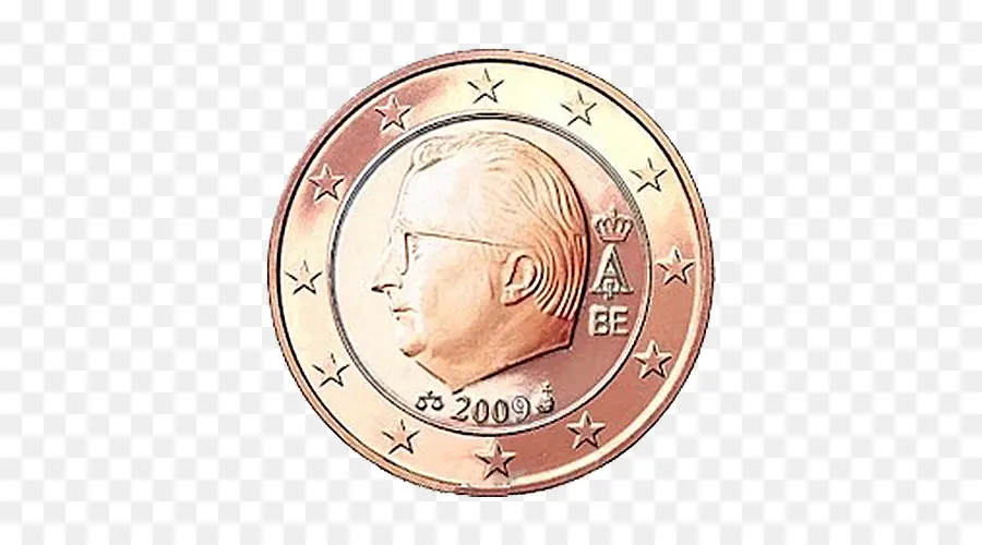 Moeda De Euro，Dinheiro PNG