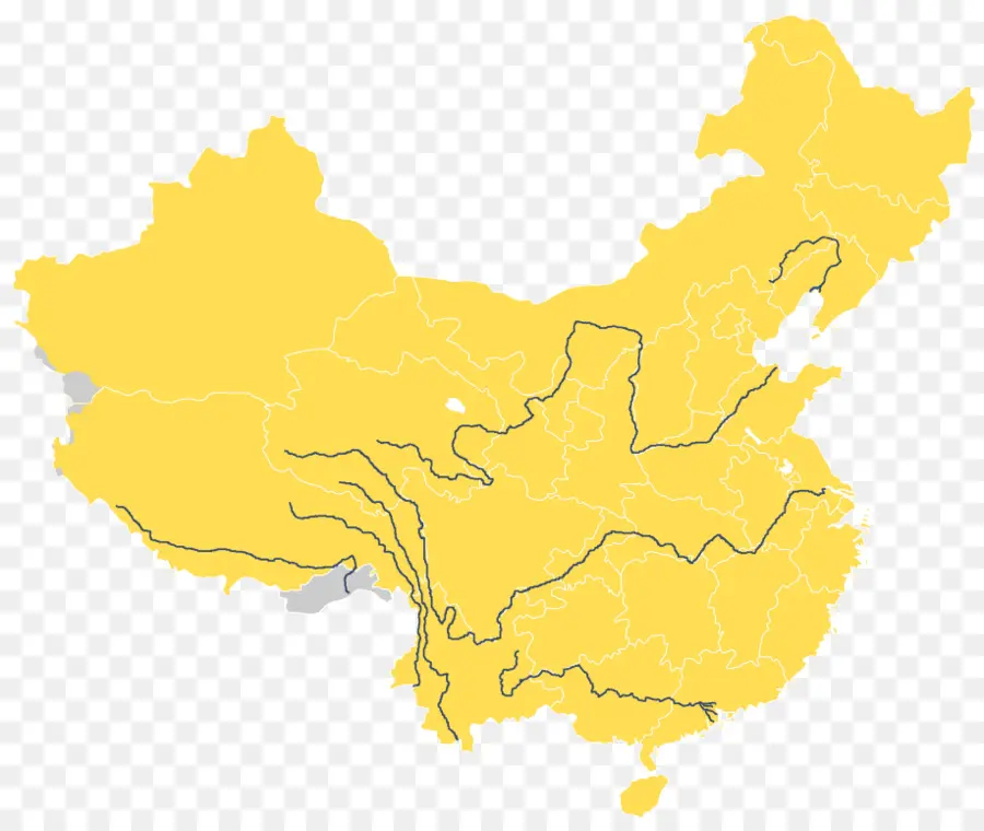 Mapa Da China，País PNG