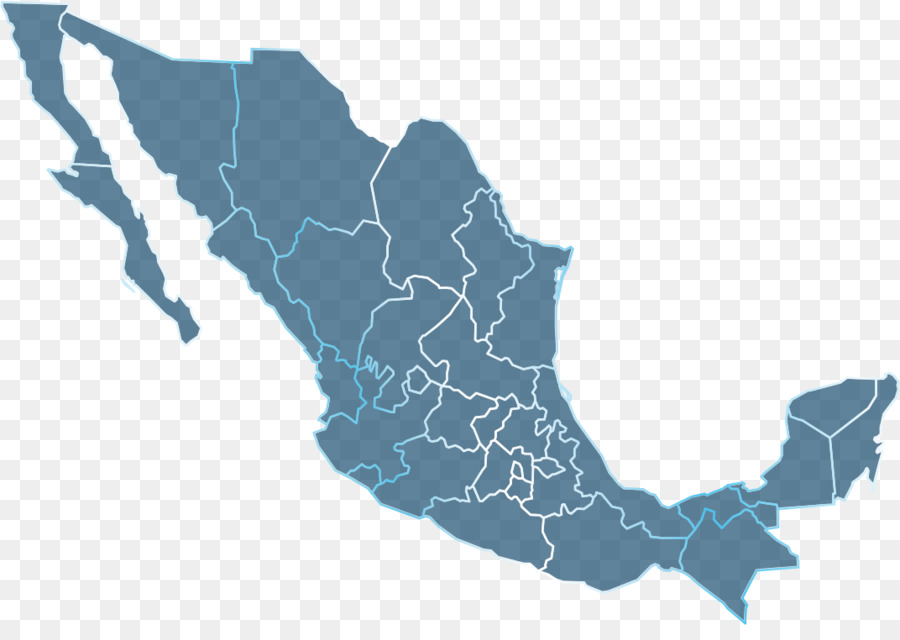 Mapa Do México，País PNG