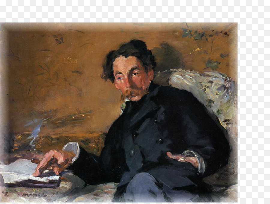 Édouard Manet，Retrato De Stéphane Mallarmé PNG