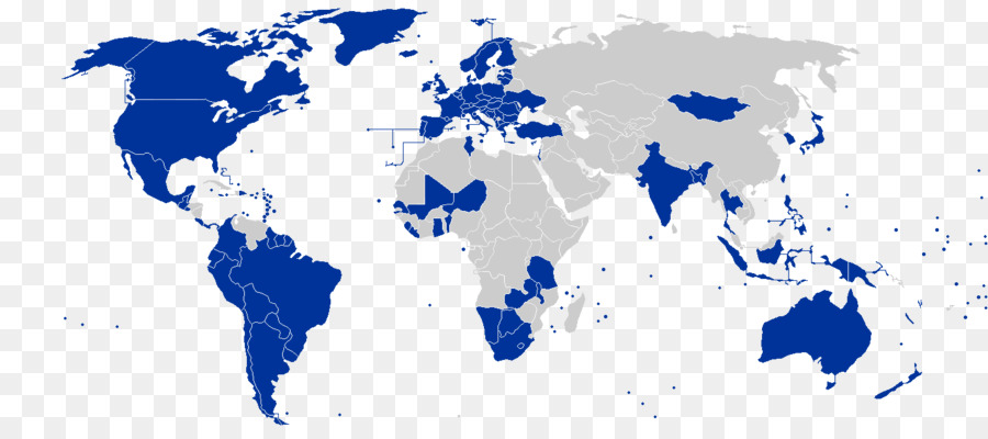 Mapa Mundial，Países PNG