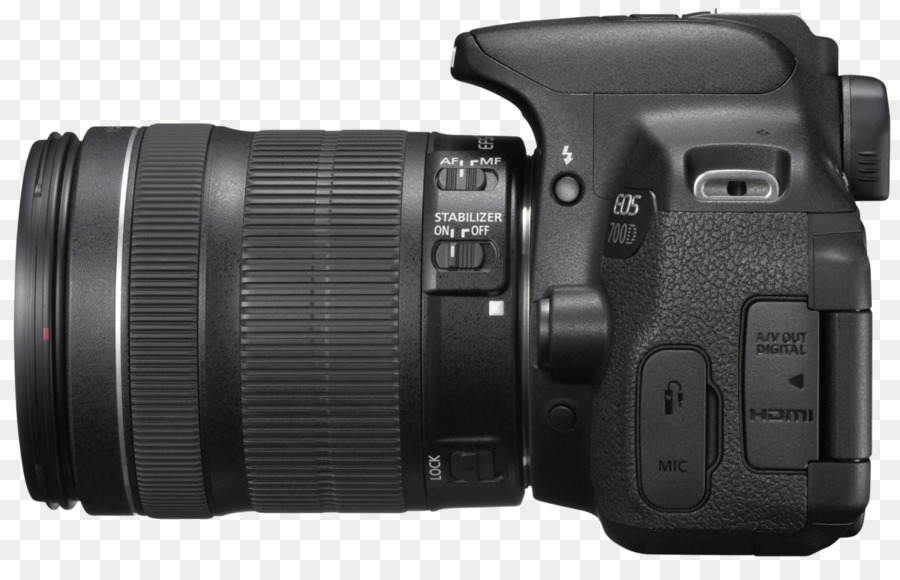 Canon Los 700d，Canon Efs 1855mm Lente PNG