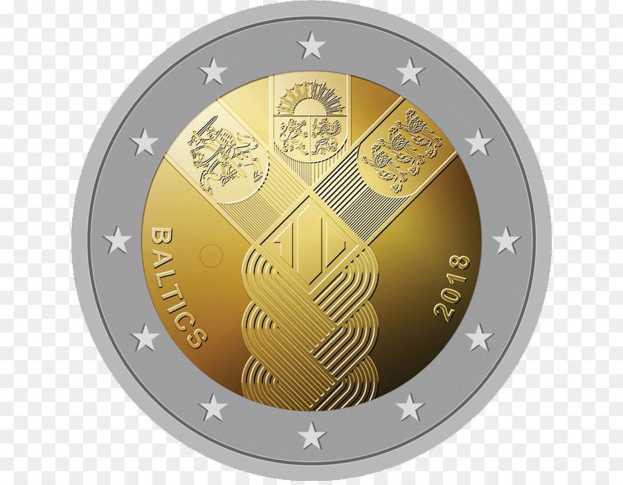 Estados Bálticos，Moedas Comemorativas De 2 Euros PNG