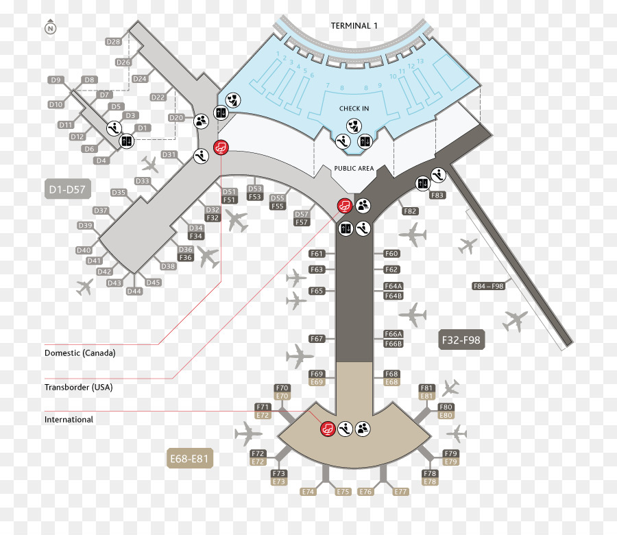 Mapa Do Aeroporto，Terminal PNG