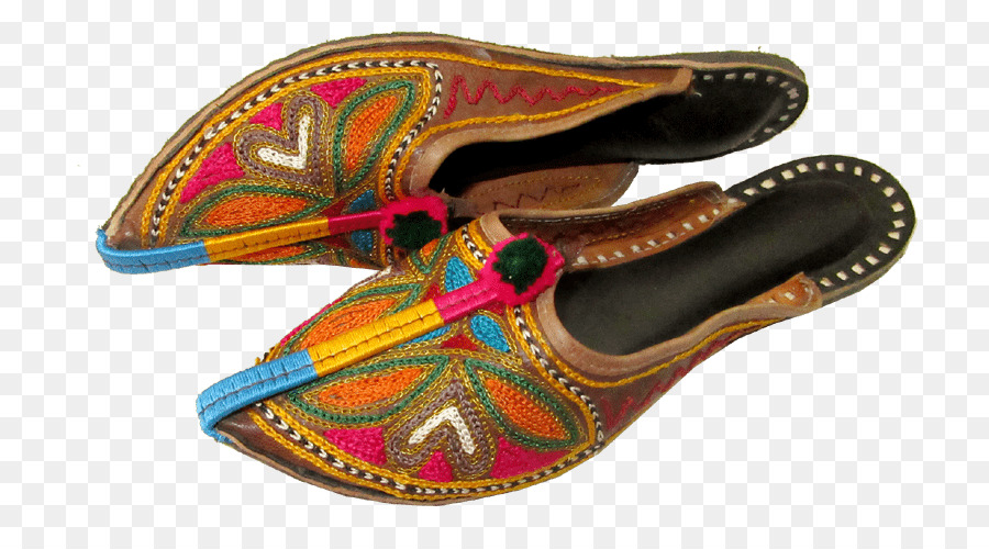 Sapatos Tradicionais Coloridos，Étnico PNG