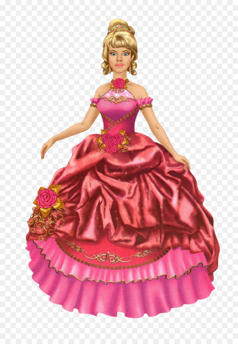 Boneca Princesa，Vestir PNG