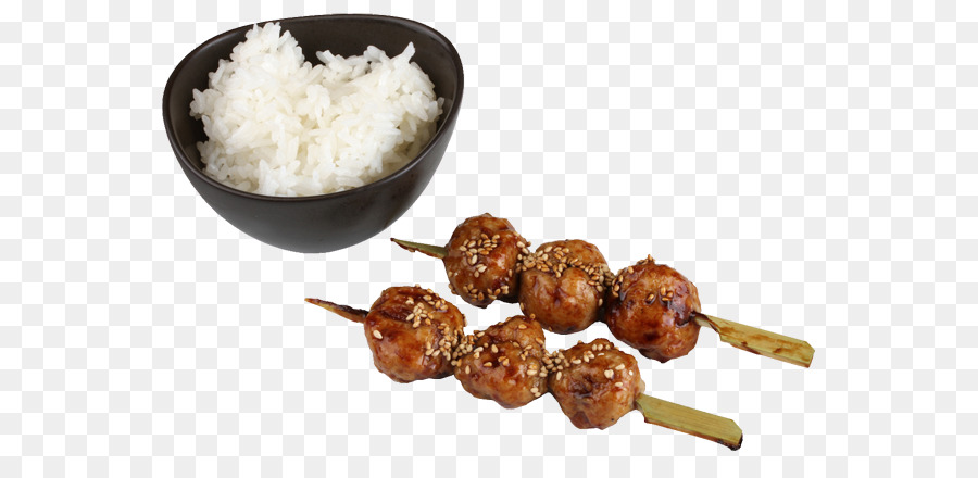 Espetos De Arroz E Carne，Arroz PNG