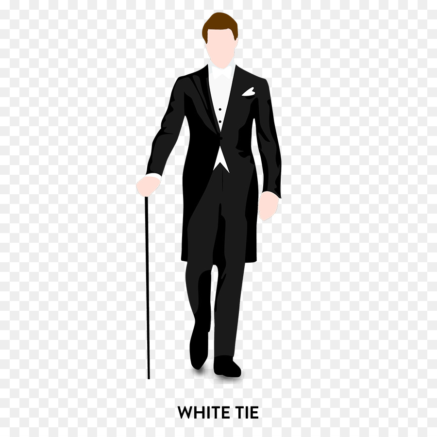 Traje De Gravata Branca，Formal PNG