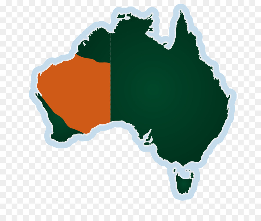 Austrália，Mapa PNG