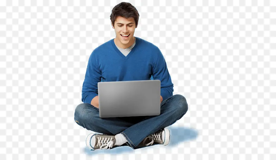 Homem Com Laptop，Computador PNG