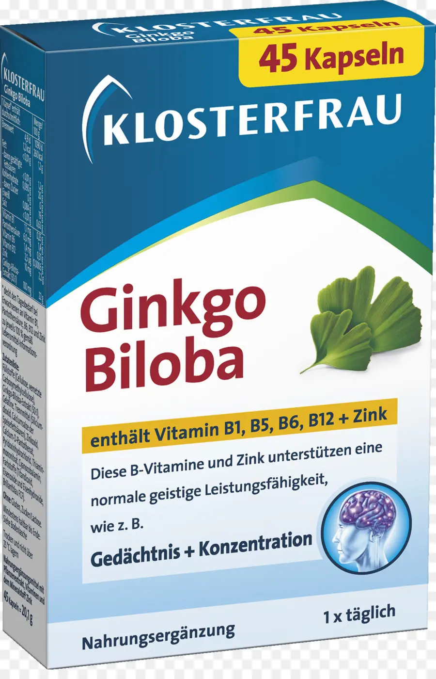 Suplemento Alimentar，Ginkgo Biloba PNG