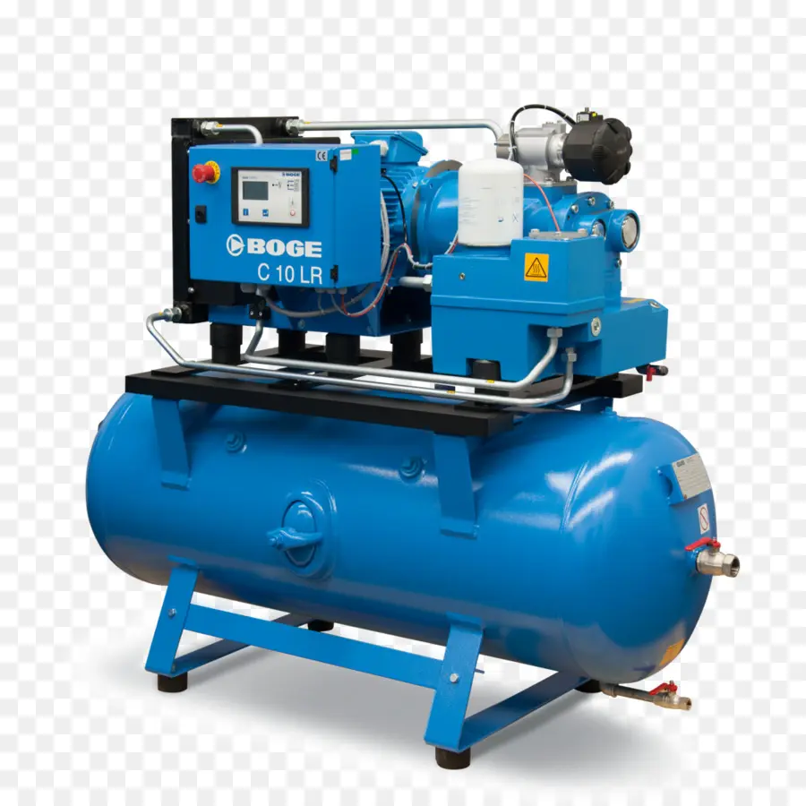 Compressor De Ar Azul，Industrial PNG