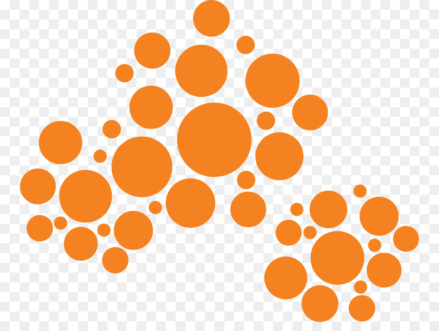 Pontos Laranja，Círculo PNG