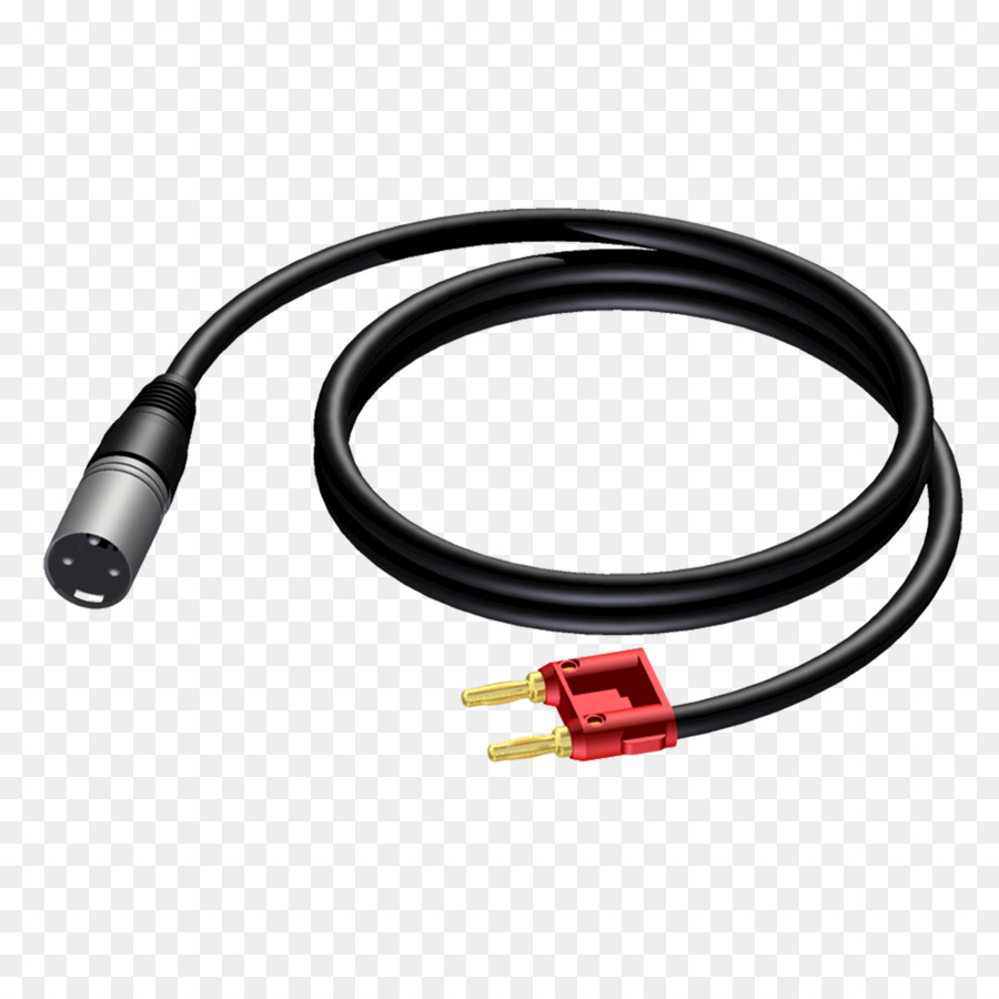 Conector Xlr，Cabo Do Altifalante PNG