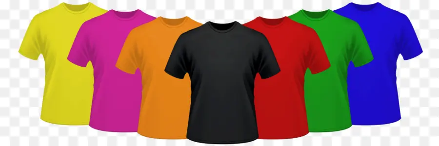 Camisetas Coloridas，Camisetas PNG