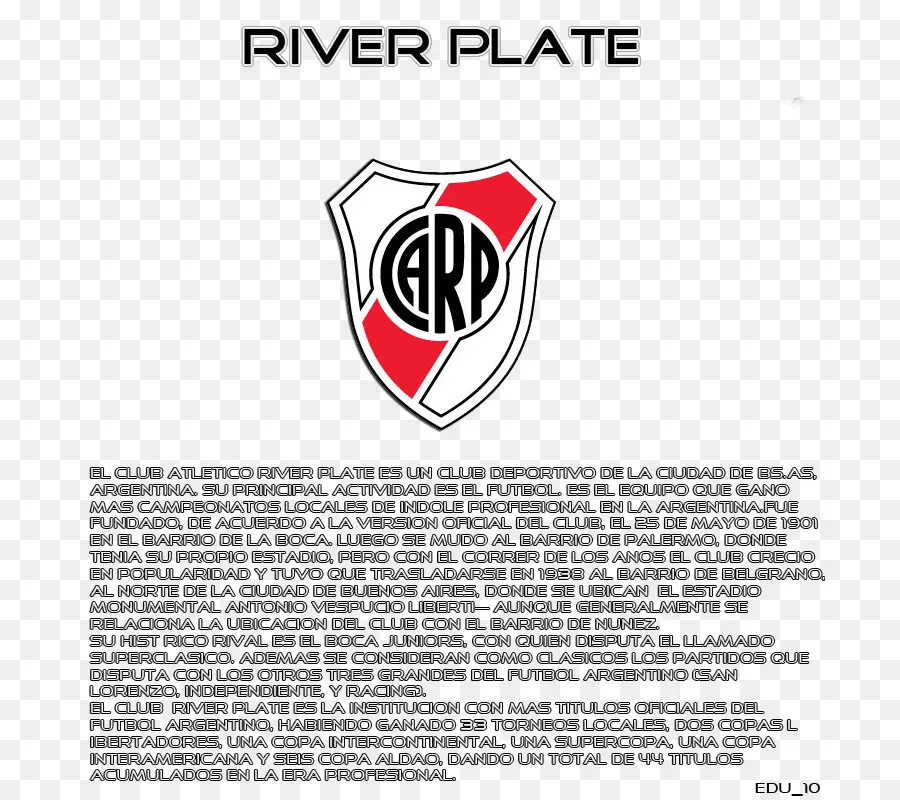 River Plate Logo，Clube De Futebol PNG