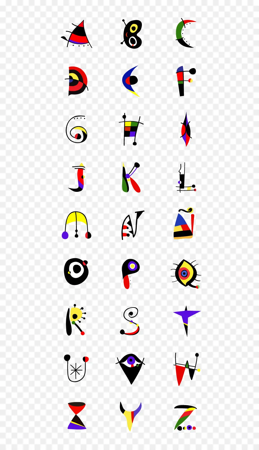 Arte，Alfabeto PNG