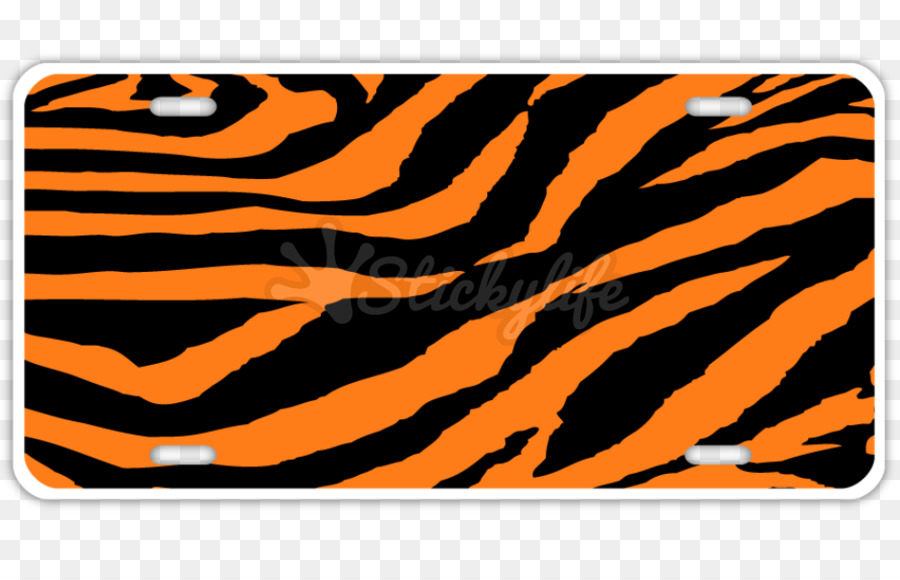 Matrícula Com Estampa Zebra，Carro PNG