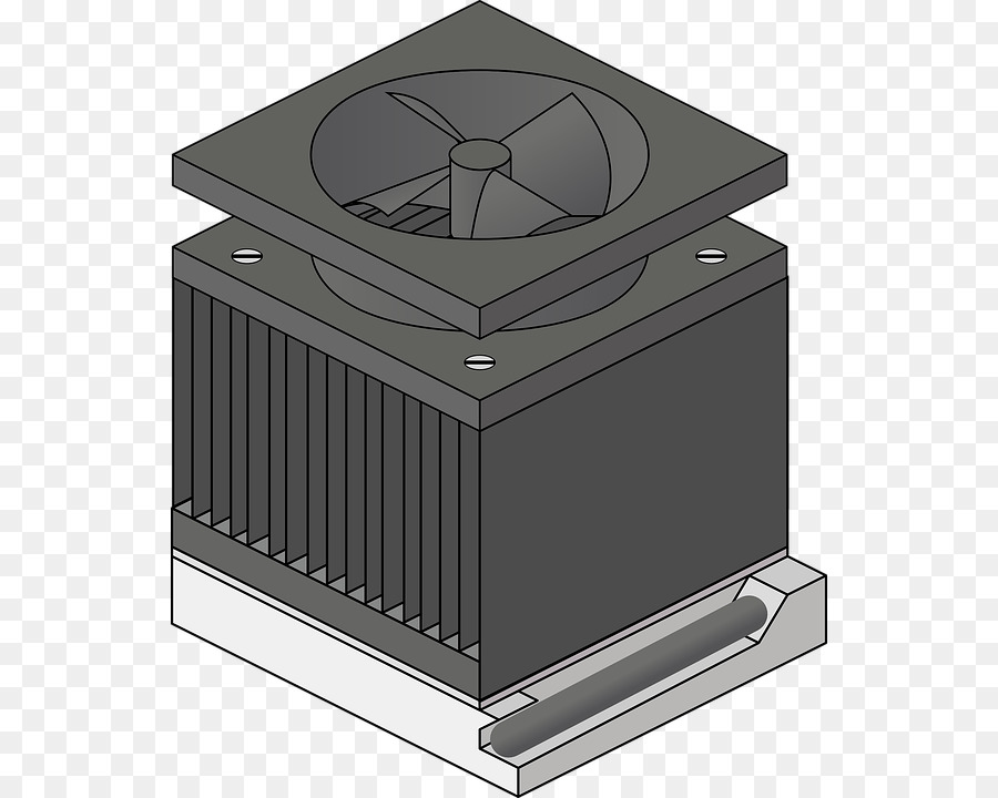 Dissipador De Calor，Unidade Central De Processamento PNG