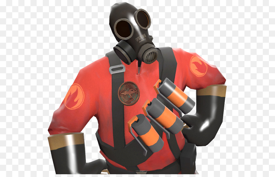 Personagem Pyro Vermelho，Máscara De Gás PNG