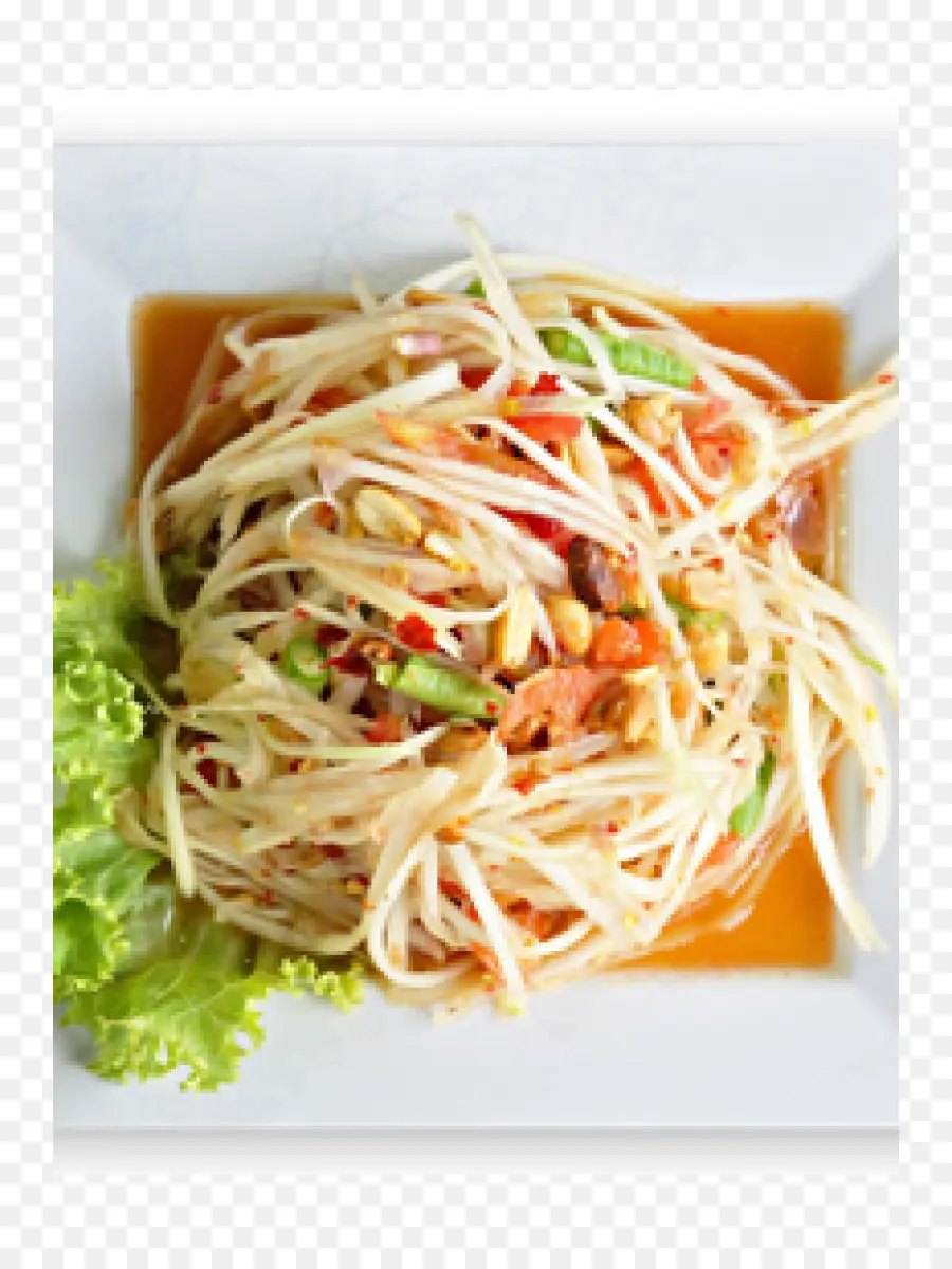 Salada De Mamão Verde，Chow Mein PNG
