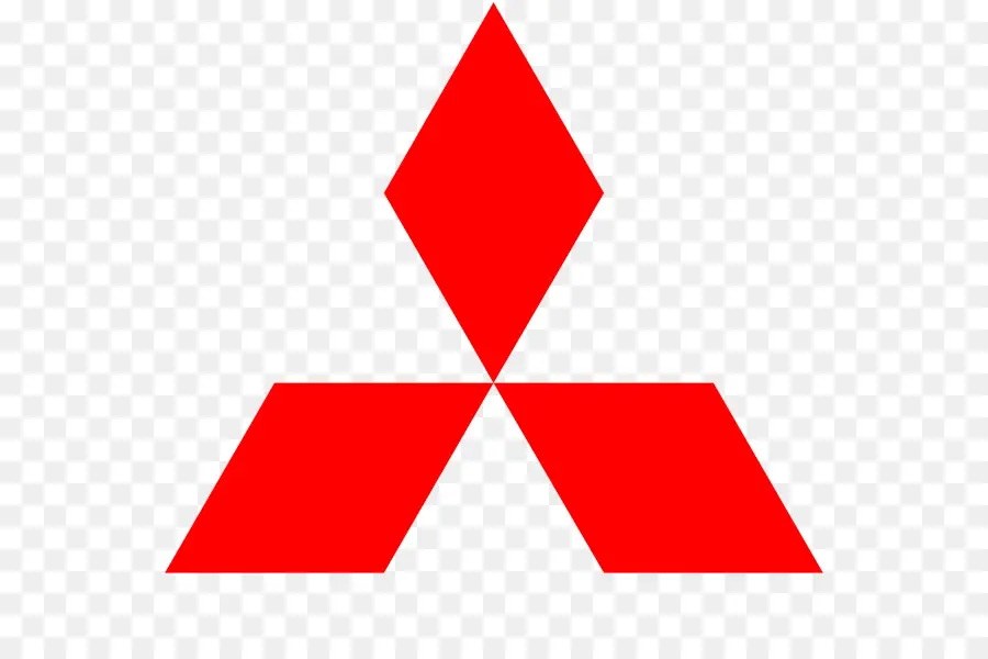 Logotipo Diamante Vermelho，Mitsubishi PNG