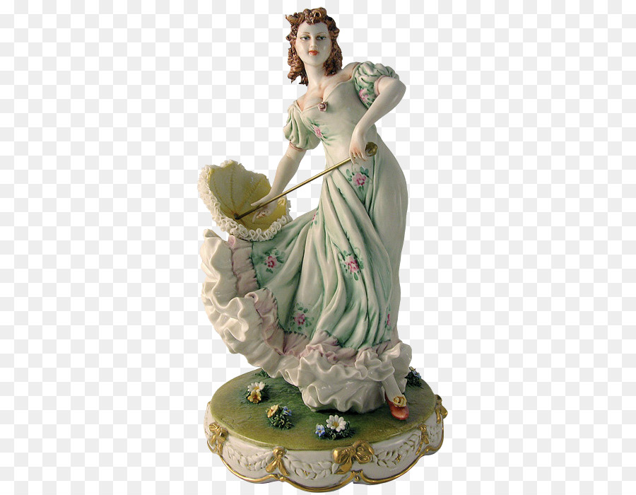 Estatueta De Porcelana，Senhora PNG