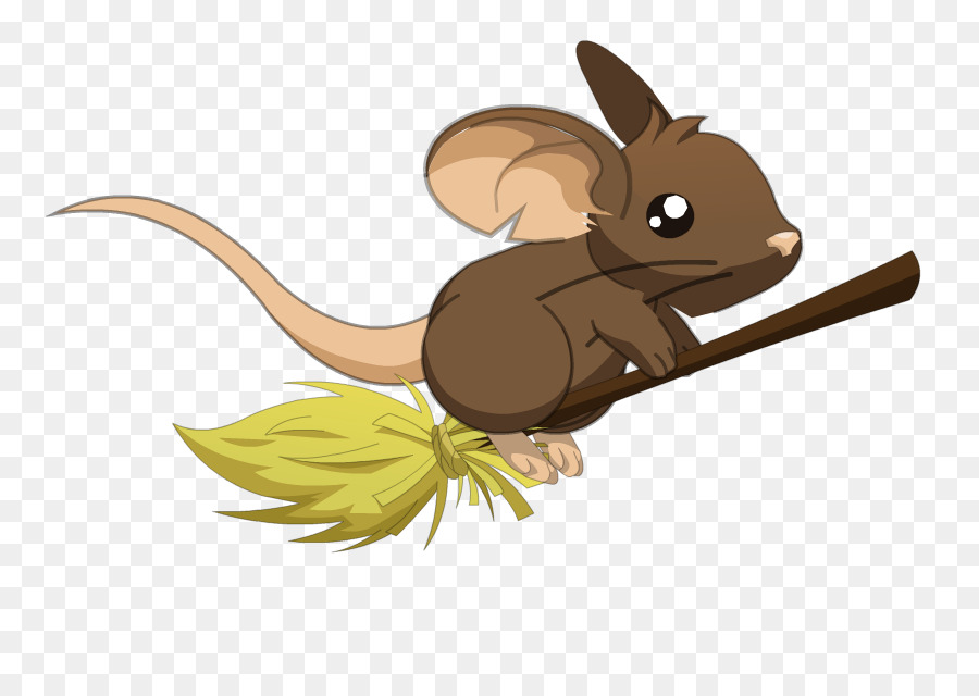 Rato Na Vassoura，Animal PNG