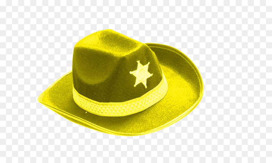 Chapéu De Cowboy Preto，Xerife PNG