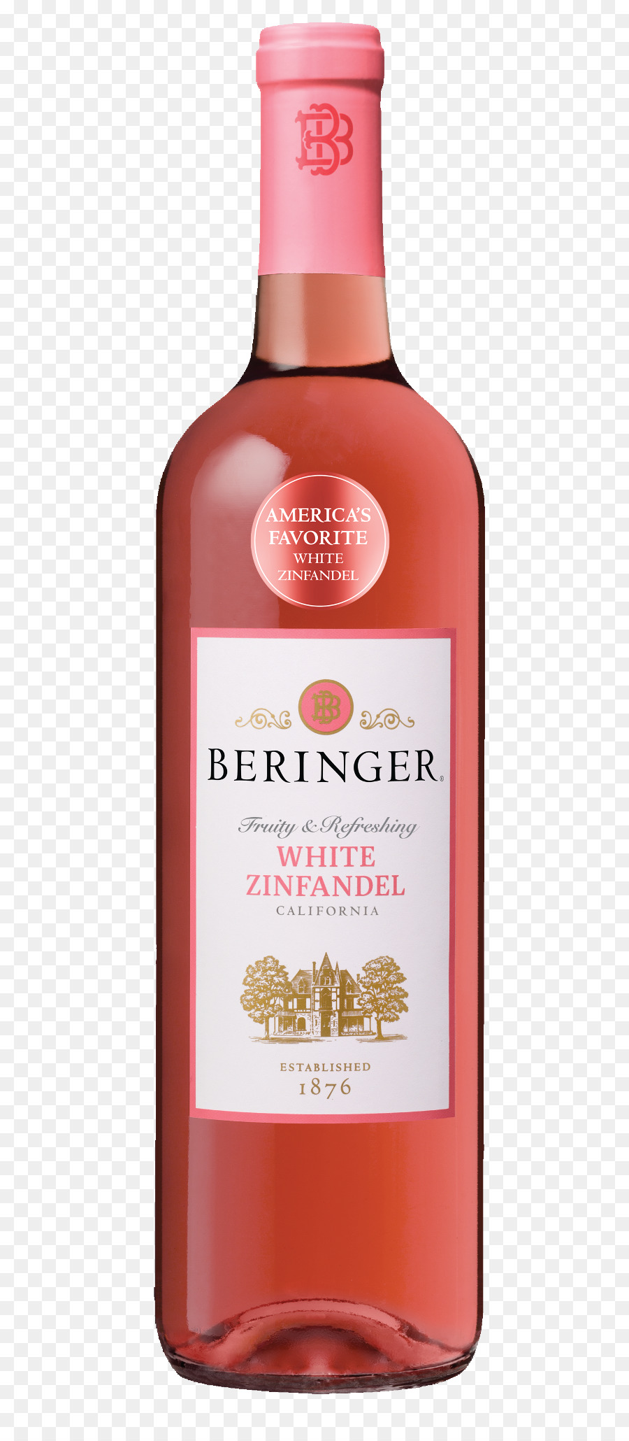 Vinho Beringer，Zinfandel Branco PNG