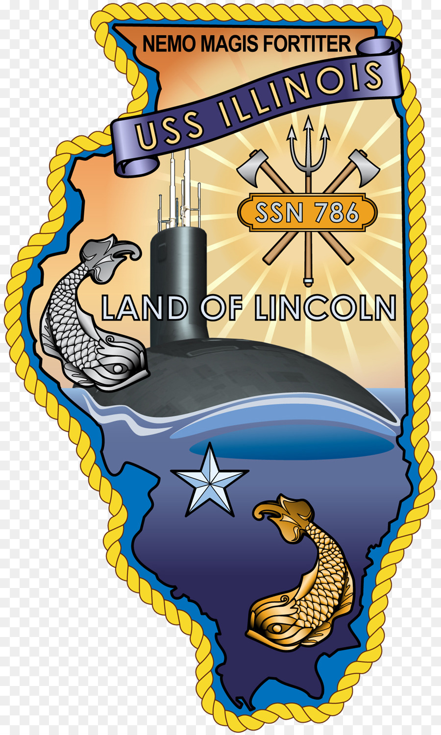 Illinois，A Marinha Dos Estados Unidos PNG