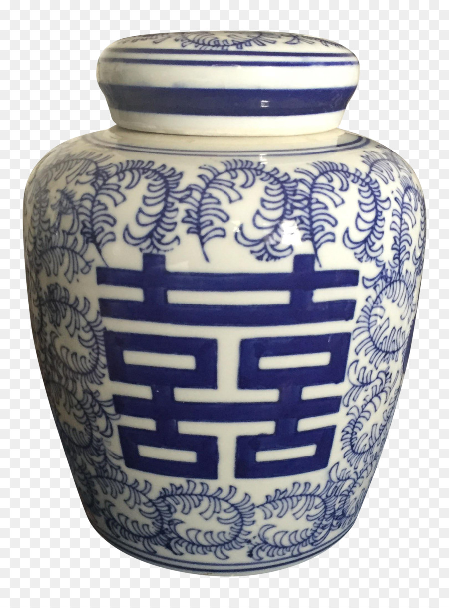 Vaso De Porcelana，Azul PNG