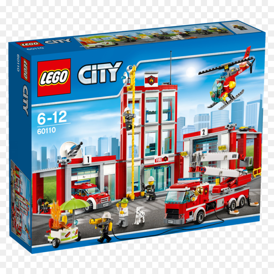 Lego 60110 Cidade De Bombeiros，Lego City PNG