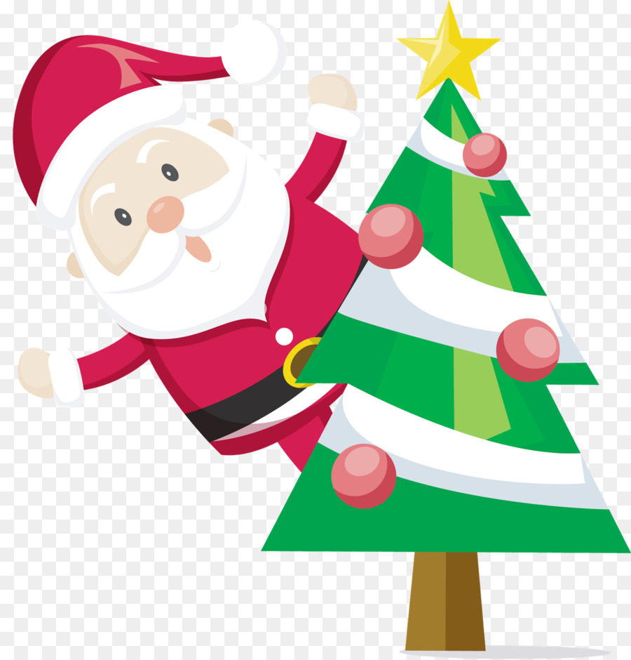 Papai Noel, árvore De Natal, Natal png transparente grátis