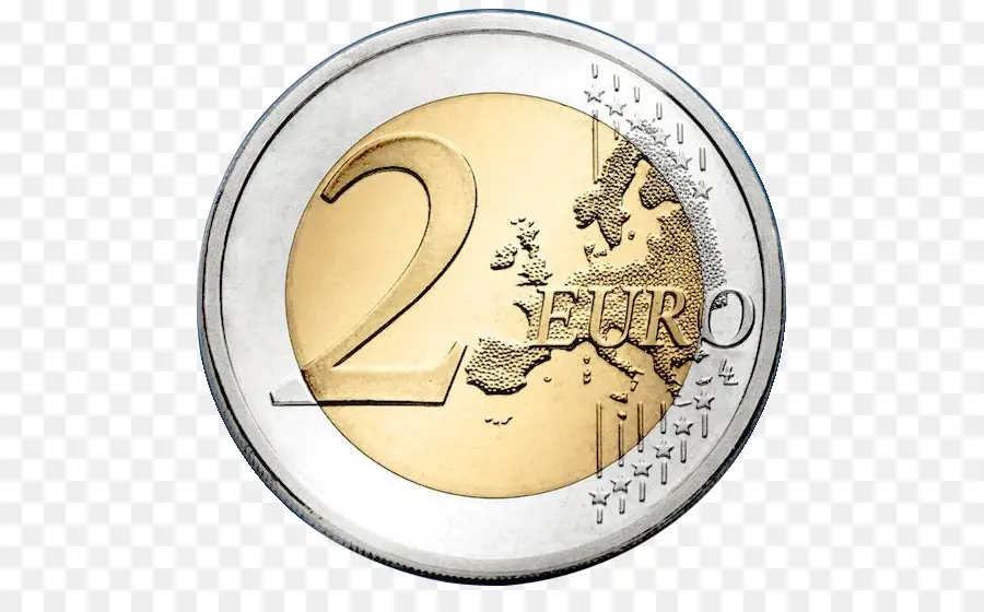 Moeda De 2 Euros，Moeda PNG