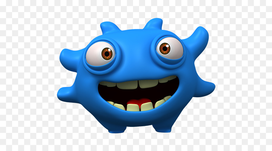 Personagem De Desenho Animado Azul，Monstro PNG