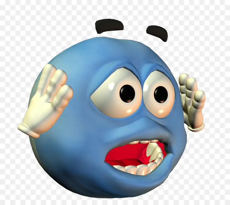 Emoji Azul，Face PNG