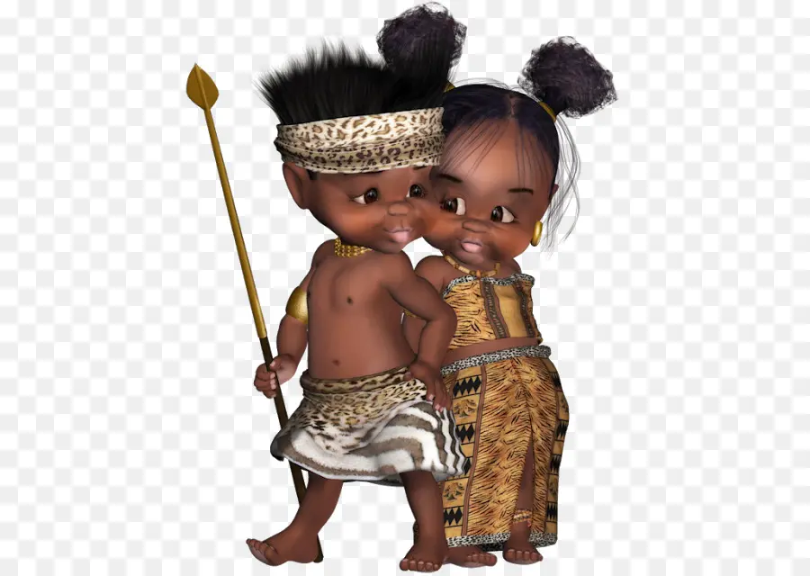 Casal Fofo De Desenho Animado，Crianças PNG