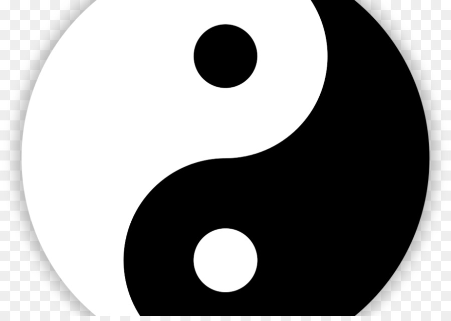 Yin Yang，Preto E Branco PNG