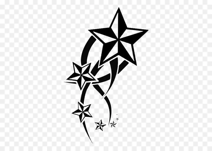 Náutico Estrelas，Tatuagem PNG